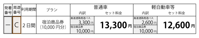 料金表