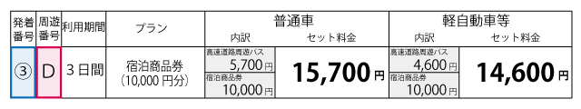 料金表