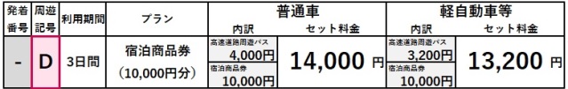 料金表