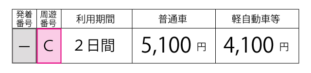 料金表